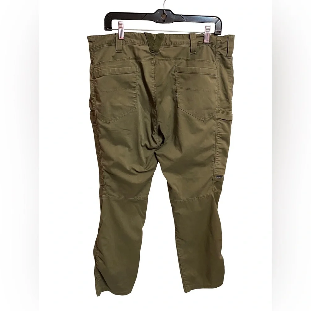 5.11 Tactical Straight Fit Ridge Cargo Pants Mens Size 36x30 Military Green